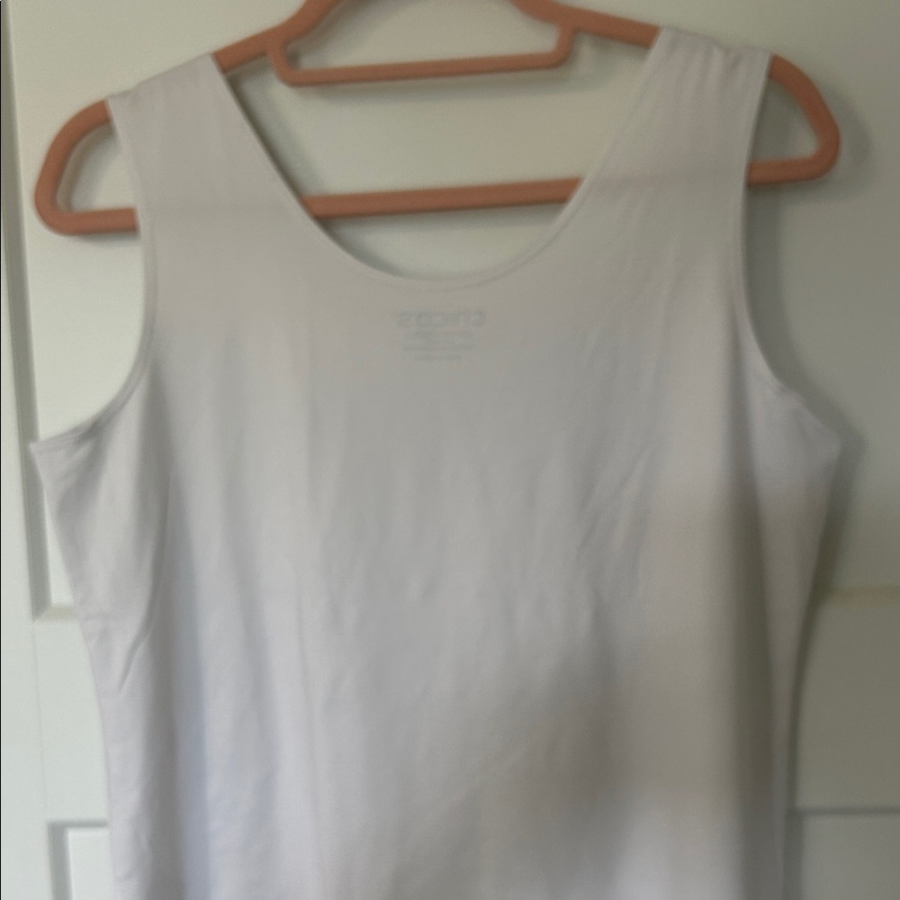Chico's Classic White Tank Top - Picture 6 of 7